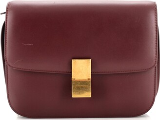 Celine Classic Box Bag Smooth Leather Medium Pink 1311141