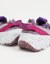 Thumbnail for your product : Nike Space Hippie 04 flyknit sneakers in pink