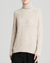 Thumbnail for your product : Vince Sweater - Cable Knit Turtleneck
