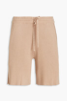 Thumbnail for your product : Derek Lam 10 Crosby Ribbed silk-blend shorts
