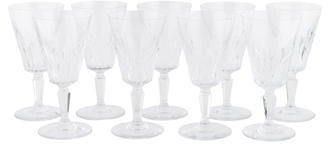 Baccarat Nine-Piece Carcassone Tall Water Glasses