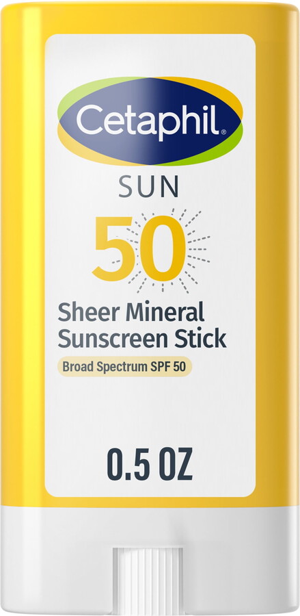 Cetaphil Sheer Mineral Sunscreen Stick, SPF 50, 0.5 oz
