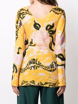 Thumbnail for your product : Marni Floral-Print Boat-Neck Top