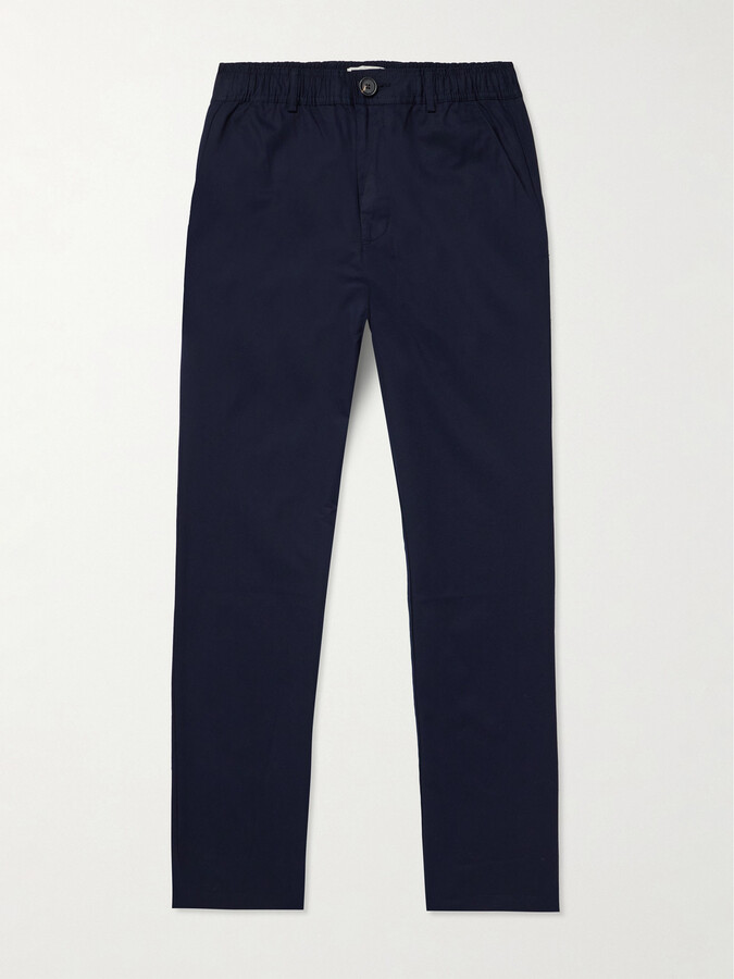 Oliver Spencer Ashdown Straight-Leg Cotton-Twill Trousers
