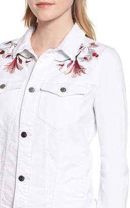 7 For All Mankind by 7 For All Mankind Embroidered Denim Jacket