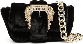 Versace Jeans Couture Couture 1 faux-fur shoulder bag