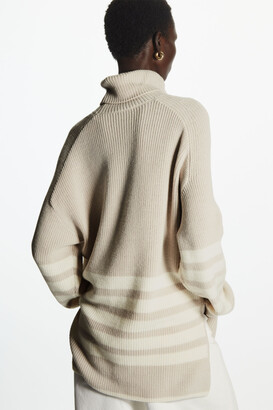 COS Striped Rollneck Sweater - ShopStyle