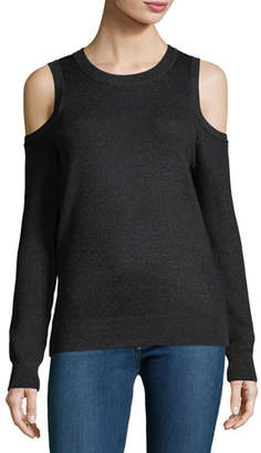 Rebecca Minkoff Page Crewneck Cold-Shoulder Sweater