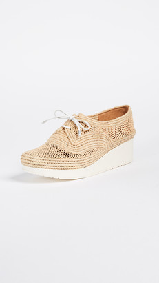 women's wedge oxfords