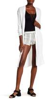 Thumbnail for your product : Free People Rib Knit Linen Blend Cardigan