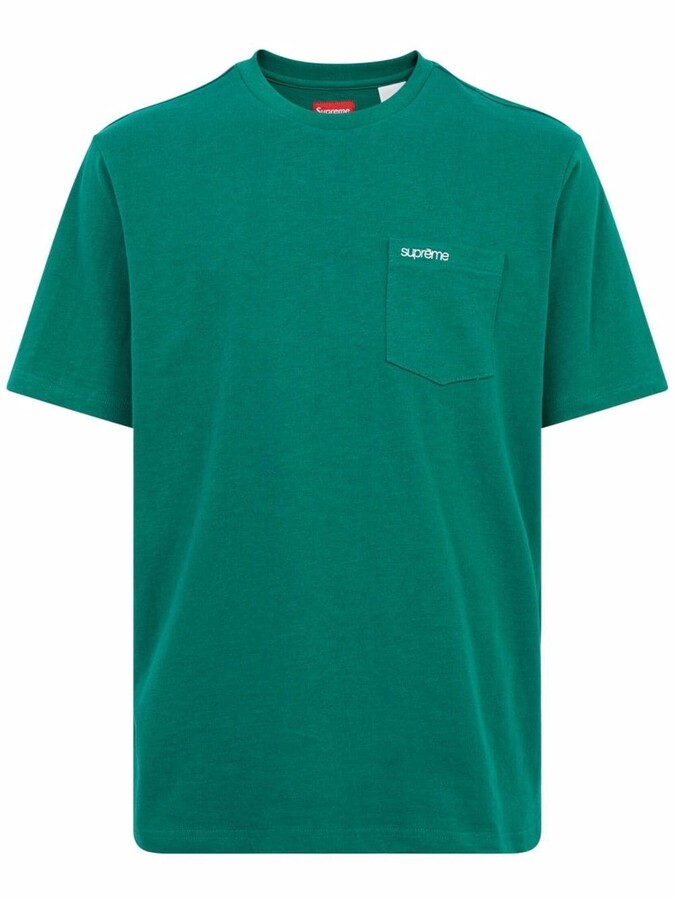 Supreme Men's Green T-shirts | ShopStyle