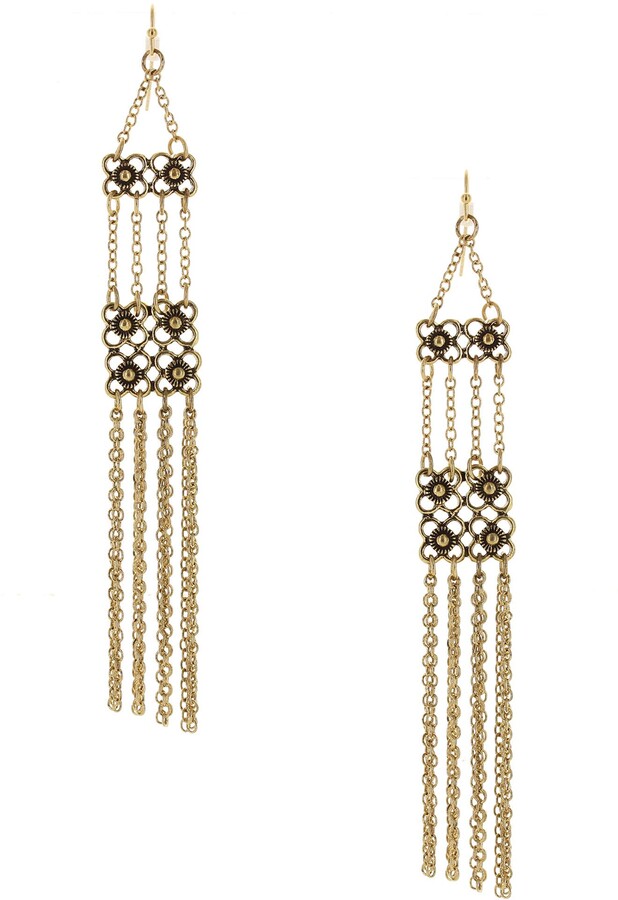 Chain Fringe Earrings | Shop the world's largest collection of 