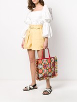 Thumbnail for your product : RED Valentino RED(V) crochet tote bag