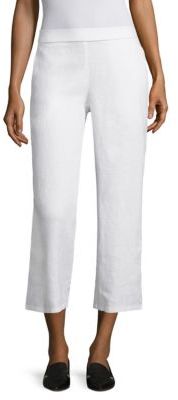 Eileen Fisher Linen Crop Pants