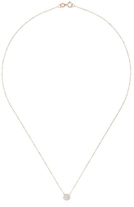 Dana Rebecca Designs 14kt rose gold Lauren Joy mini disc diamond necklace