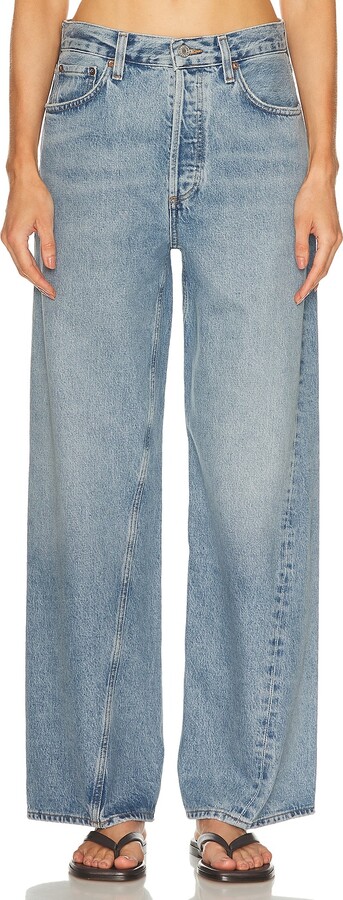 AGOLDE Twist Low Slung Baggy in Blue