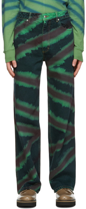 eckhaus latta green jeans