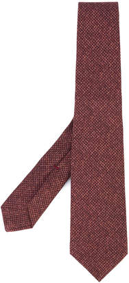 Kiton knit print tie