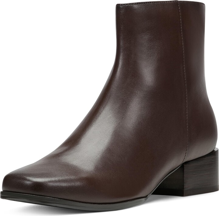 Easy Spirit Women's SIDNEY Block Heel Square Toe Dress Bootie