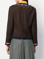 Thumbnail for your product : Prada Pre-Owned 1990's Crochet Appliqué Collarless Jacket