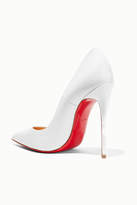 Thumbnail for your product : Christian Louboutin So Kate 120 Patent-leather Pumps - White