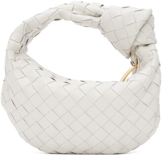 Bottega Veneta Intrecciato Mini Jodie - White Handle Bags, Handbags -  BOT221476
