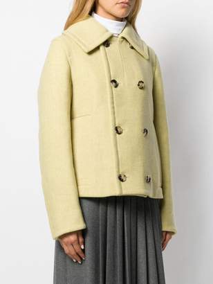 Marni Oversized wool collar jacket