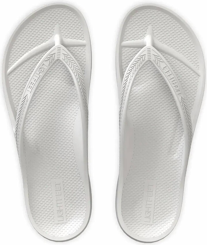 Lightfeet Women's Arch Support Sandals In White