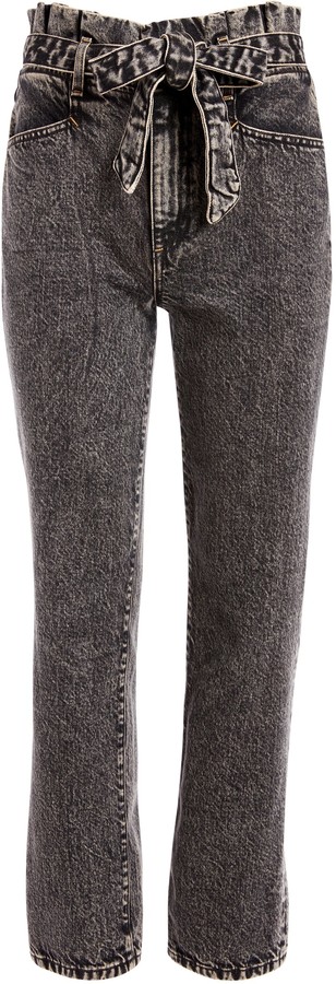 alice and olivia paperbag jeans