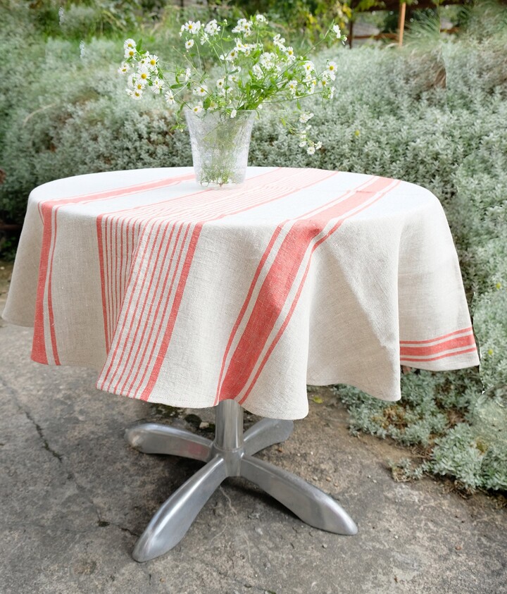 Etsy 100% Linen Tablecloth Handmade Round Oval Rectangle Table Cloth Natural Large Custom Table Decor Wedding Catering