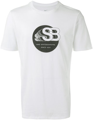 Nike skateboard print T-shirt - men - Cotton/Polyester - S