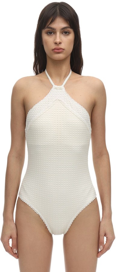 halter neck one piece