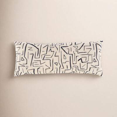 AllModern Upton Rectangular Cotton Pillow Cover & Insert