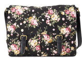 Thumbnail for your product : Forever 21 Floral Canvas Messenger Bag
