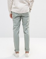 Thumbnail for your product : Pull&Bear Slim Chinos In Pale Green