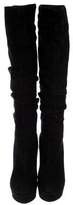 Thumbnail for your product : Sergio Rossi Ruched Knee-High Boots