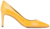 Thumbnail for your product : Ferragamo snake pattern embossed pumps