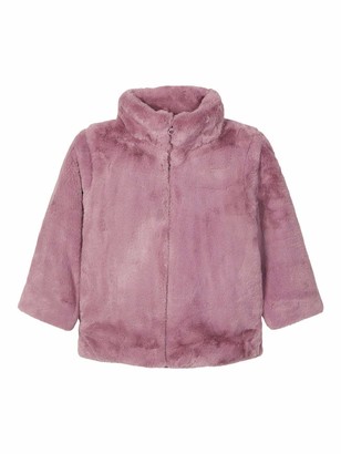 Name It Girls' NMFMAMY Faux Fur Jacket