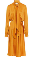 Thumbnail for your product : Sachin + Babi Daphne Gathered Satin-crepe Midi Dress