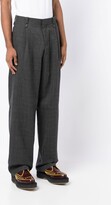 Thumbnail for your product : Kolor Mid-Rise Regular Wool-Blend Trousers