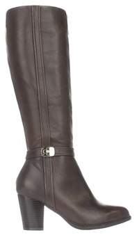 Giani Bernini Womens Raiven Leather Closed Toe Knee High Fashion Boots