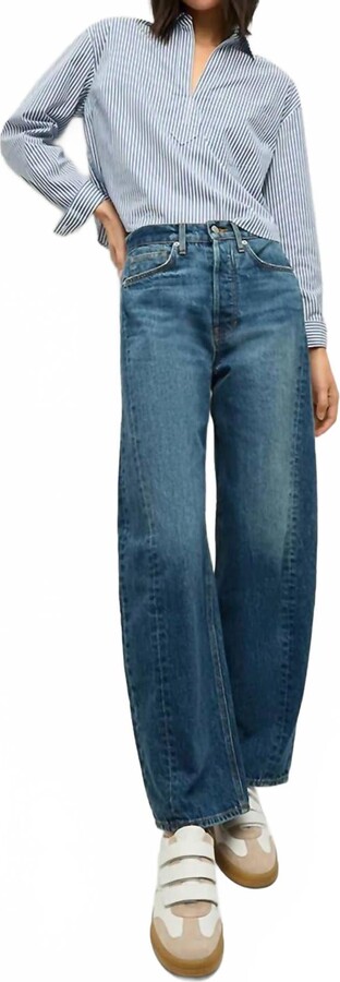 Veronica Beard Ryder Saddle Jean In Bandit