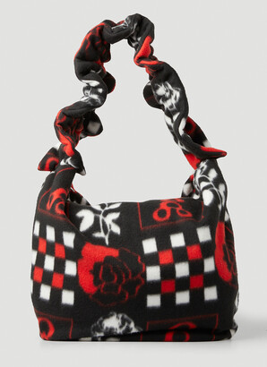 Chopova Lowena Fleece Shoulder Bag in Black - ShopStyle 