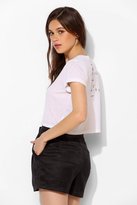Thumbnail for your product : Truly Madly Deeply Coordinates Destroyed Cropped Tee