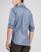 Thumbnail for your product : John Varvatos Double-Pocket Sport Shirt, Blue