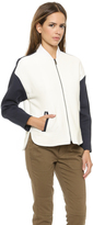 Thumbnail for your product : Vince Colorblock Bomber Jacket