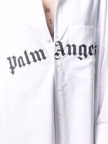 Thumbnail for your product : Palm Angels Logo Print Shirt Dress