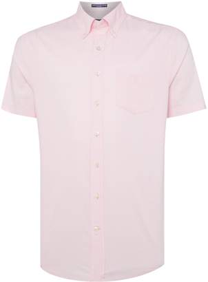 Gant Men's Washed Pin-Point Short-Sleeve Oxford Shirt
