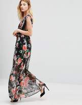 Thumbnail for your product : Traffic People Maxi Dress In Woodland Print