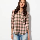 Thumbnail for your product : American Eagle AE Plaid Girlfriend Shirt